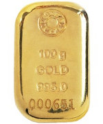 MMTC Pamp Goldbarren 100 Gramm